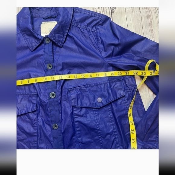 Anthropologie Hei Hei‎ Wax Coated Utility Swing jacket - Picture 8 of 8